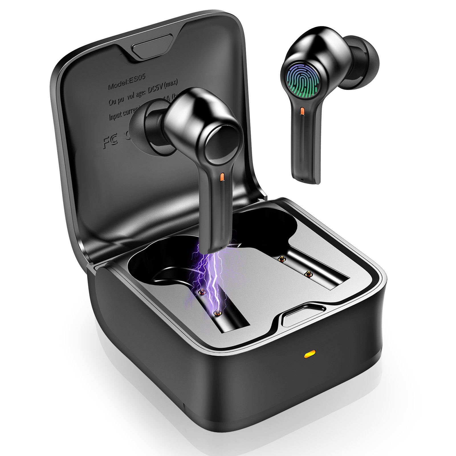 ES05 TWS Bluetooth Sport In-ear Headset ANC Noise Cancelling Wireless Touch Stereo Gaming Earphones Earbuds ES05 TWS Bluetooth Sport In-ear Headset ANC Noise Cancelling Wireless Touch Stereo Gaming Earphones Earbuds